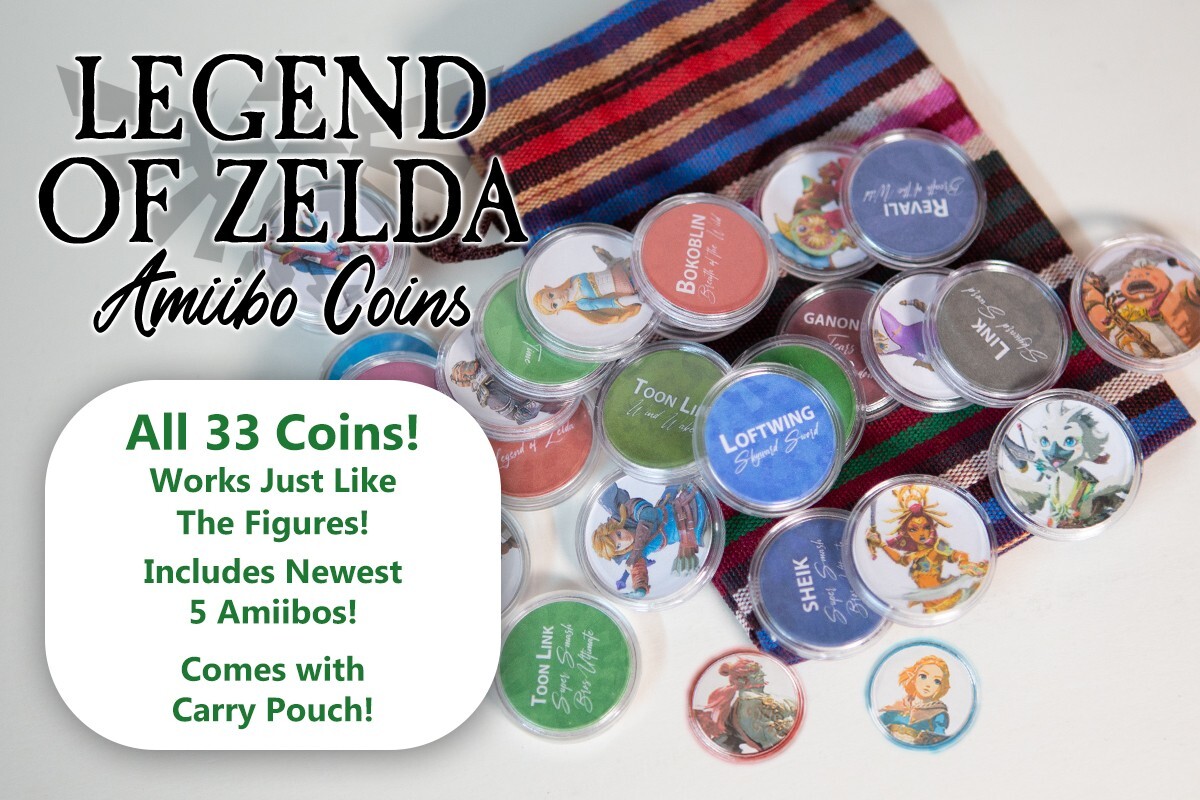 Zelda Amiibo - Complete Set of 33 for Tears of the Kingdom & BoTW