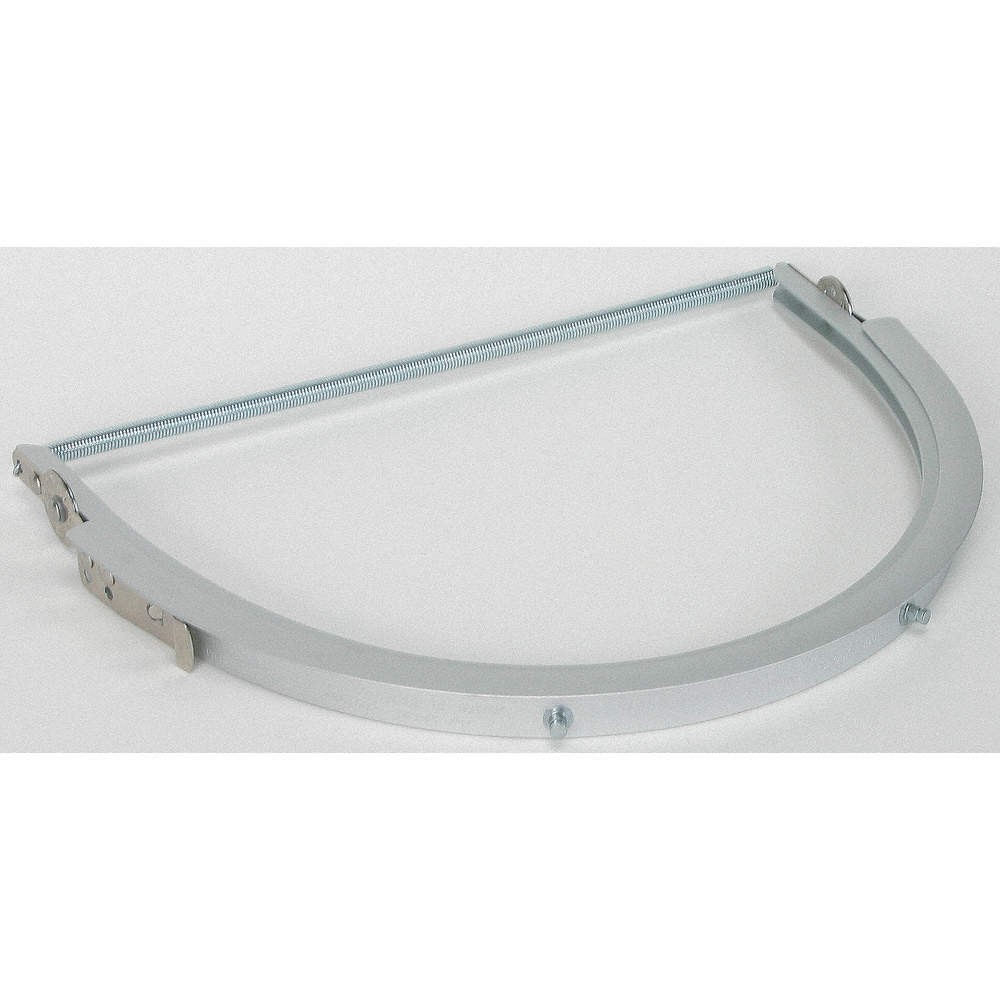 CONDOR 4EZC8 Faceshield Frame,Aluminum,Silver PK 10