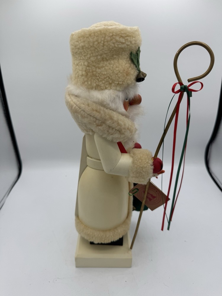 Rare Vtg White Russian Santa Nutcrackers 90s