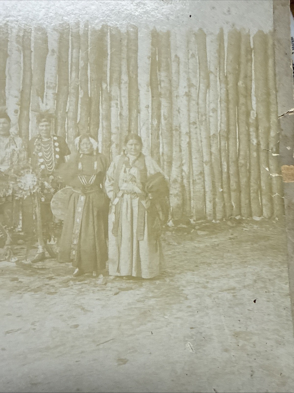 1886 Vintage Sioux War Dance Photo CDV Dress Outfit Native American Ceremony