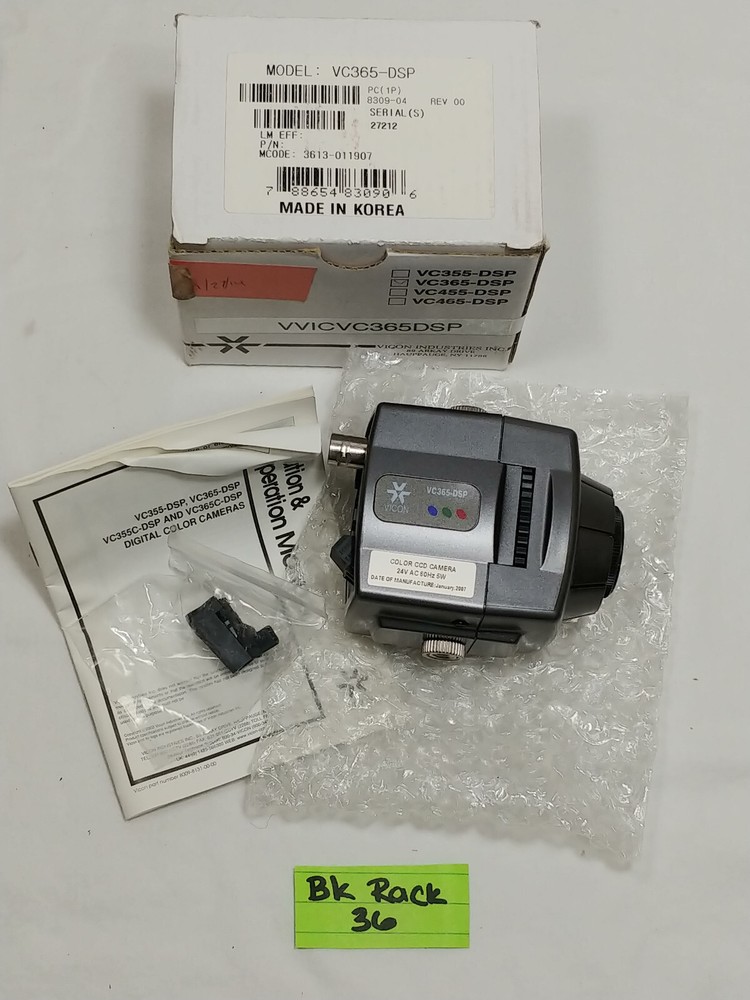 Vicon Model VC365-DSP Color CCD Camera with Manual
