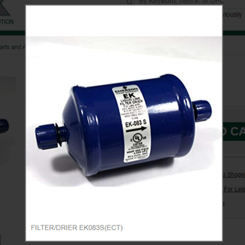 FILTER/DRIER EK083S(ECT) #9151163-02