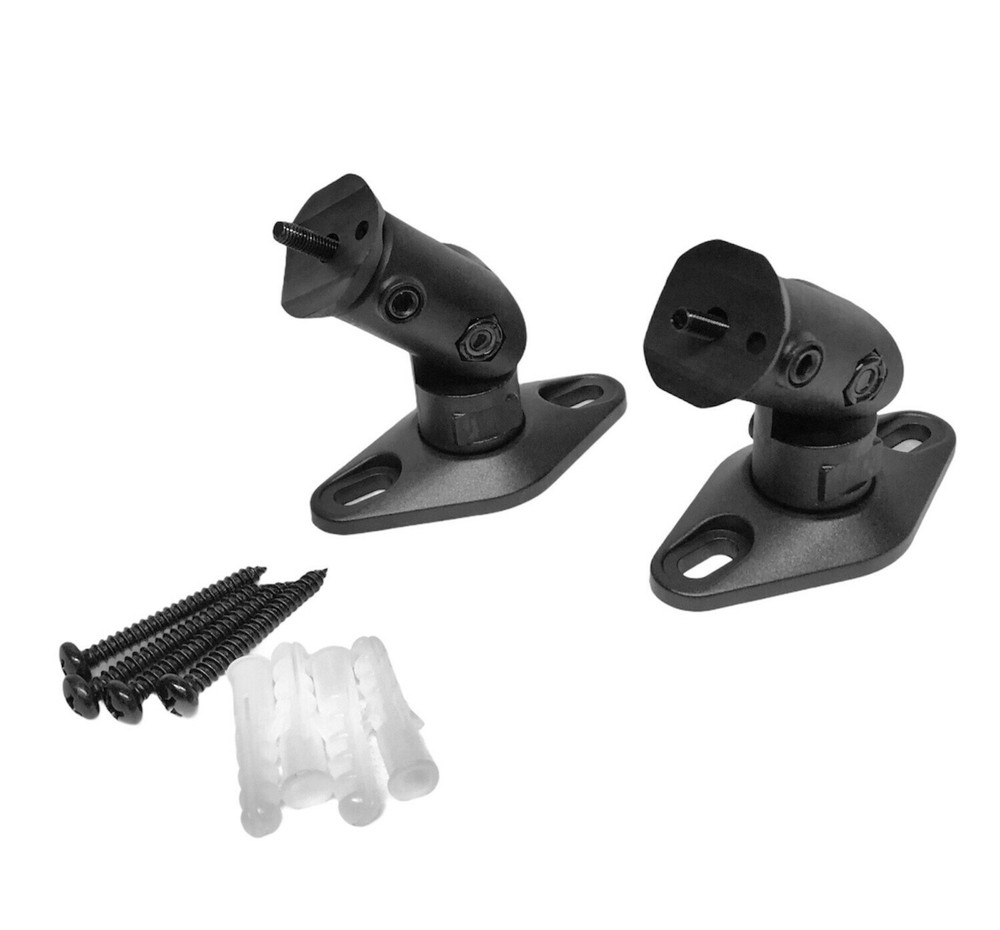 Wall Mount Brackets for Sony SS-TSB101 (Black) - Pair
