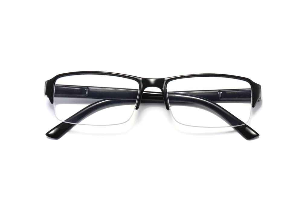 2 Pair Black Mens Womens Half Frame Reading Glasses Blue Light Blocking Readers