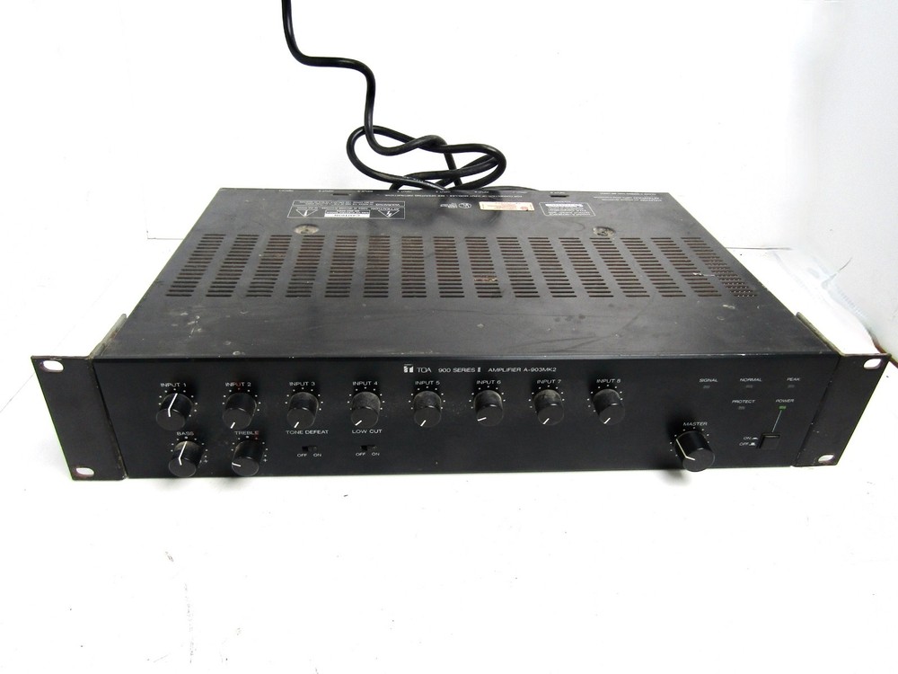 TOA A-903MK2 Mixer Amp with 3 input modules, Rack-mount - Used