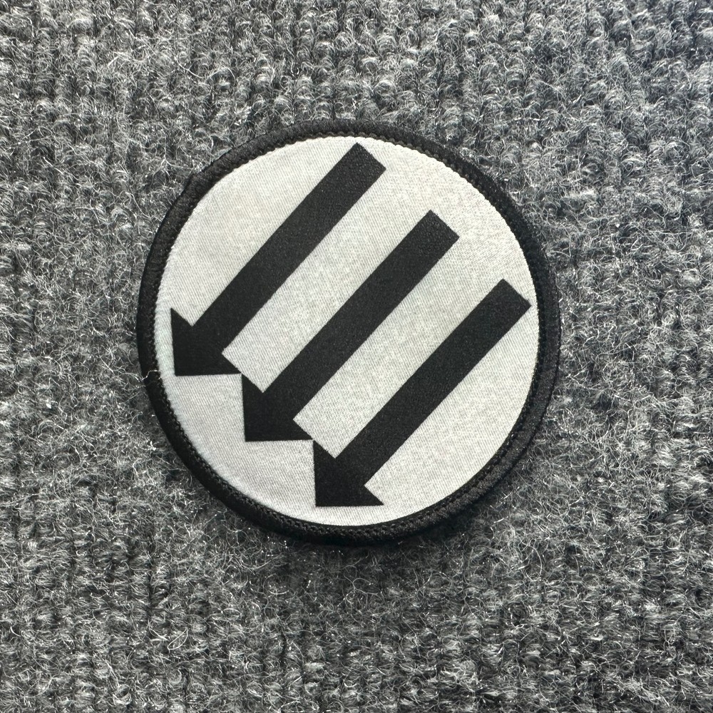 Iron Front Anarchist 3 Arrows Morale Patch Hook & Loop