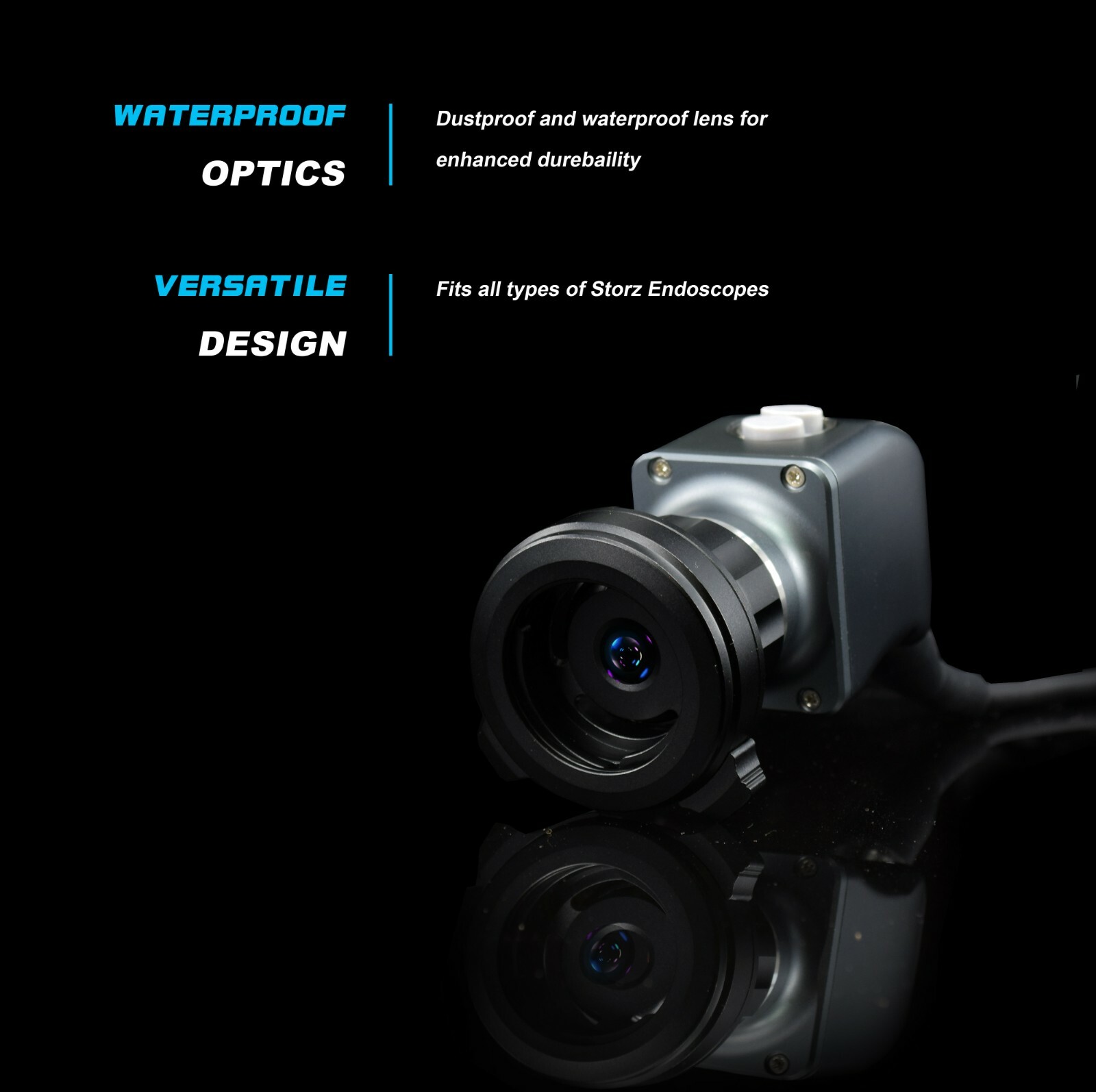 Endoscopy Camera HD 1.2mp for Storz ENT Rigid Endoscope HDMI USB Record in PC