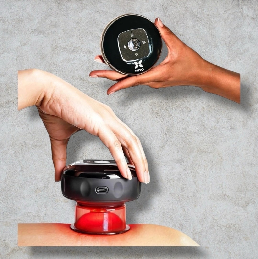 REVO The Original 4-in-1 Smart Cupping Therapy Massager Red Light Therapy New