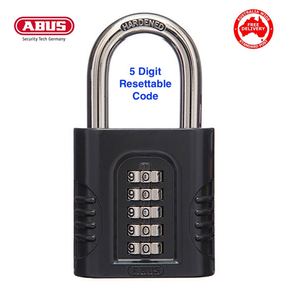 ABUS Padlock  -158/65 -65mm -Resettable Combination Padlocks-FREE POST