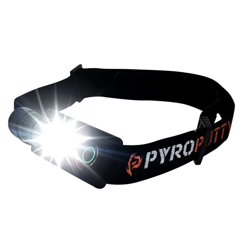 Pyro Putty Firefly Headlamp with Replaceable/Rechargeable Battery