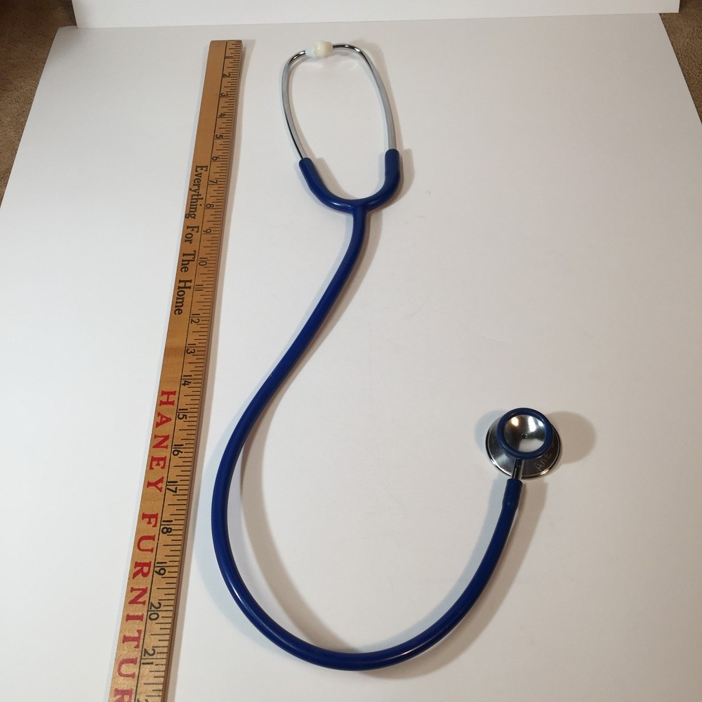 Stethoscopes -(1) ADC, (1) Unmarked- Blue 30" Excellent Condition