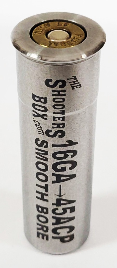 16GA to 45 ACP Shotgun Adapter - SMOOTH BORE-Stainless - Free Case & Shipping!