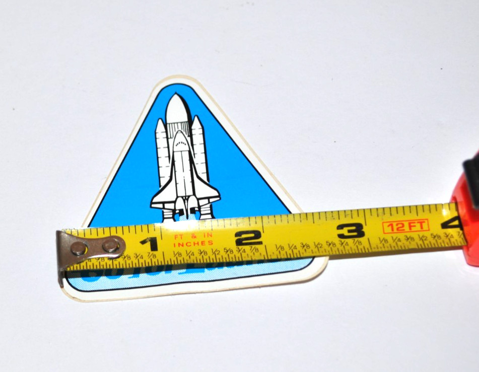 NASA Space Shuttle "GO FOR LAUNCH" Sticker