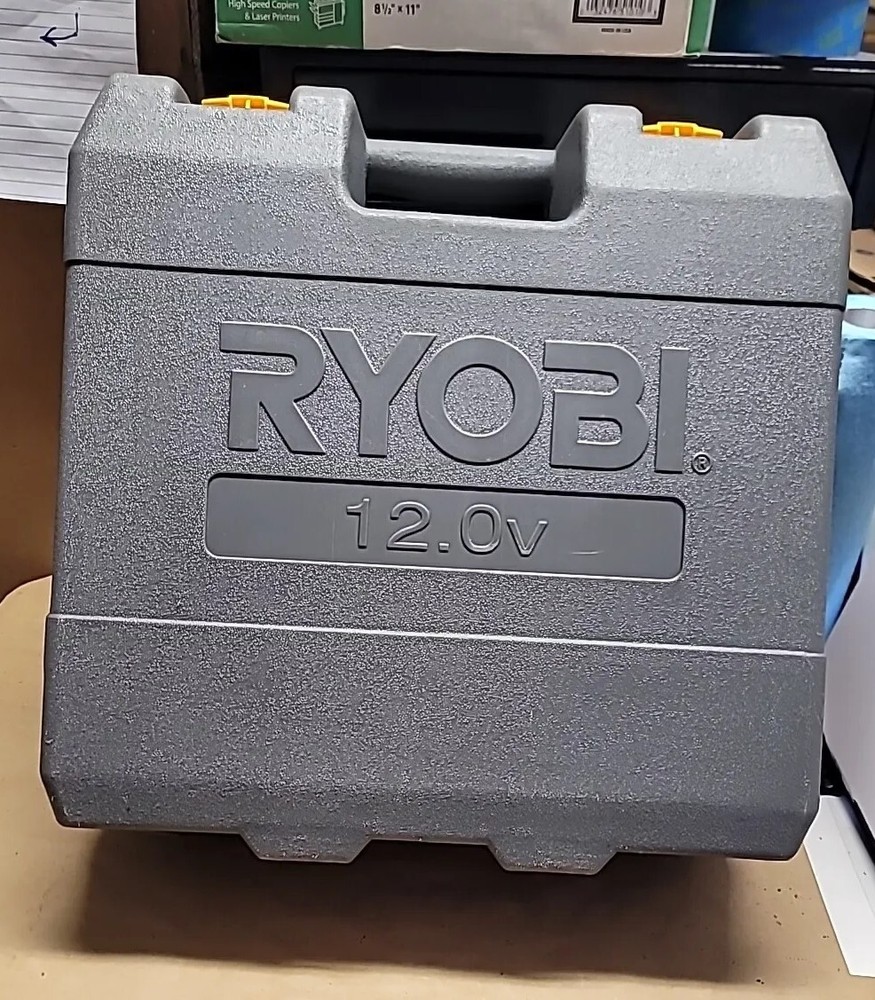 Hard Plastic Case For A Ryobi 12V 3/8" Cordless Drill/Driver - Case Only