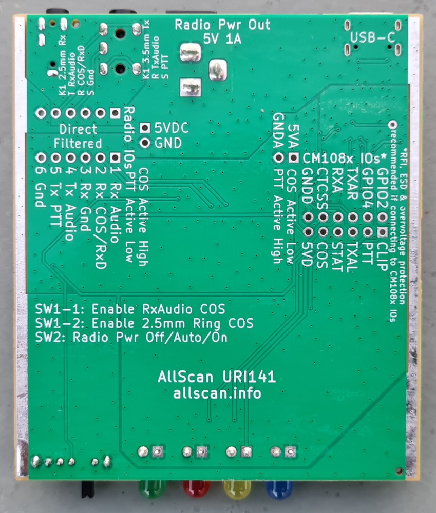 AllScan URI141-RT85 AllStar Node Radio Module - 100% USB-Powered - ASL EchoLink