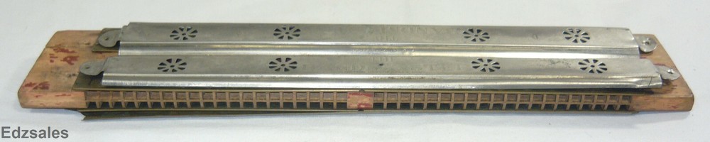 Vintage 12 3/4" Bandmaster DRWZ Harmonica