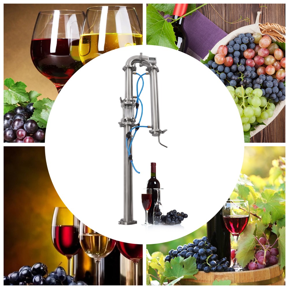 Brew Wine Making Tool 2" in Stainless Still Moonshine Reflux Distilling Column
