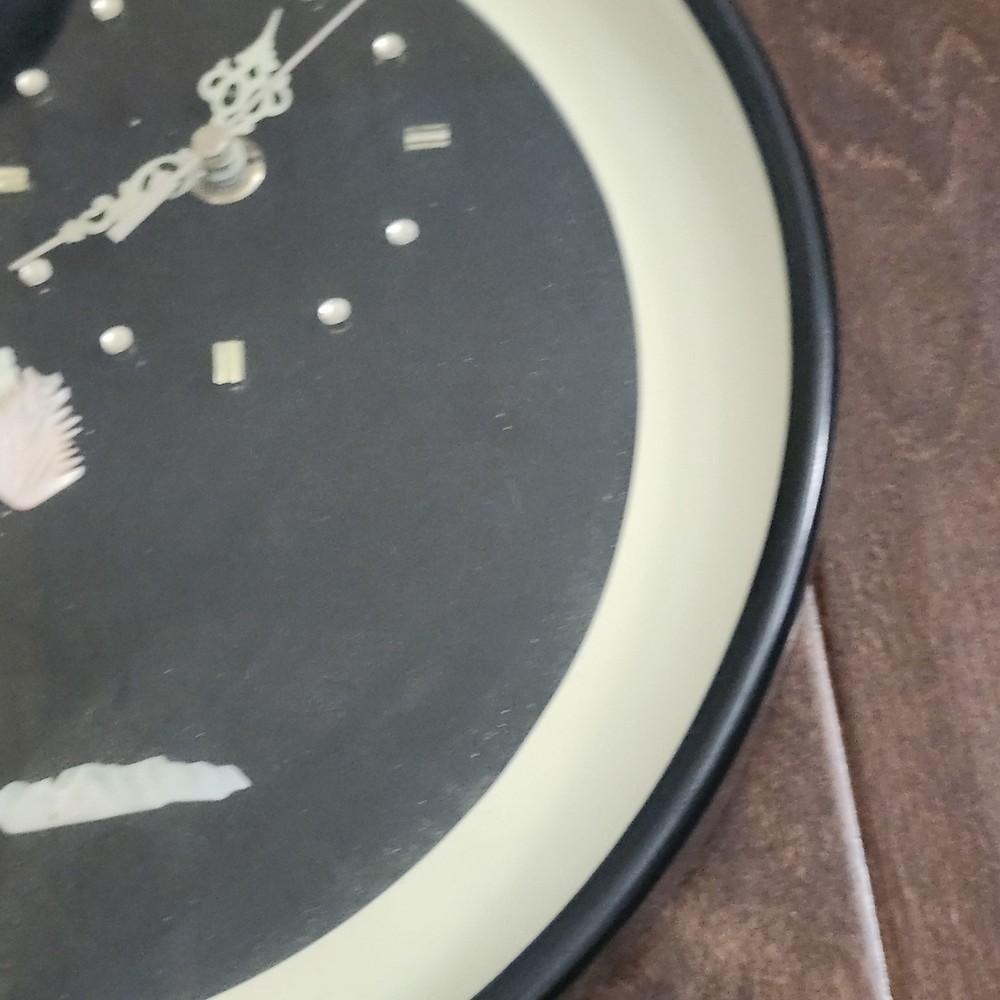 Vintage Mosque Wall Clock - WORKING (NO BACK COVER)