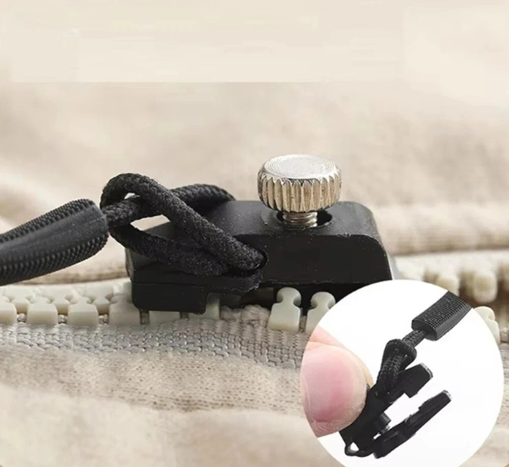 12-Pack Universal Zipper Repair Kit Quick Fix Detachable Slider Replacement US