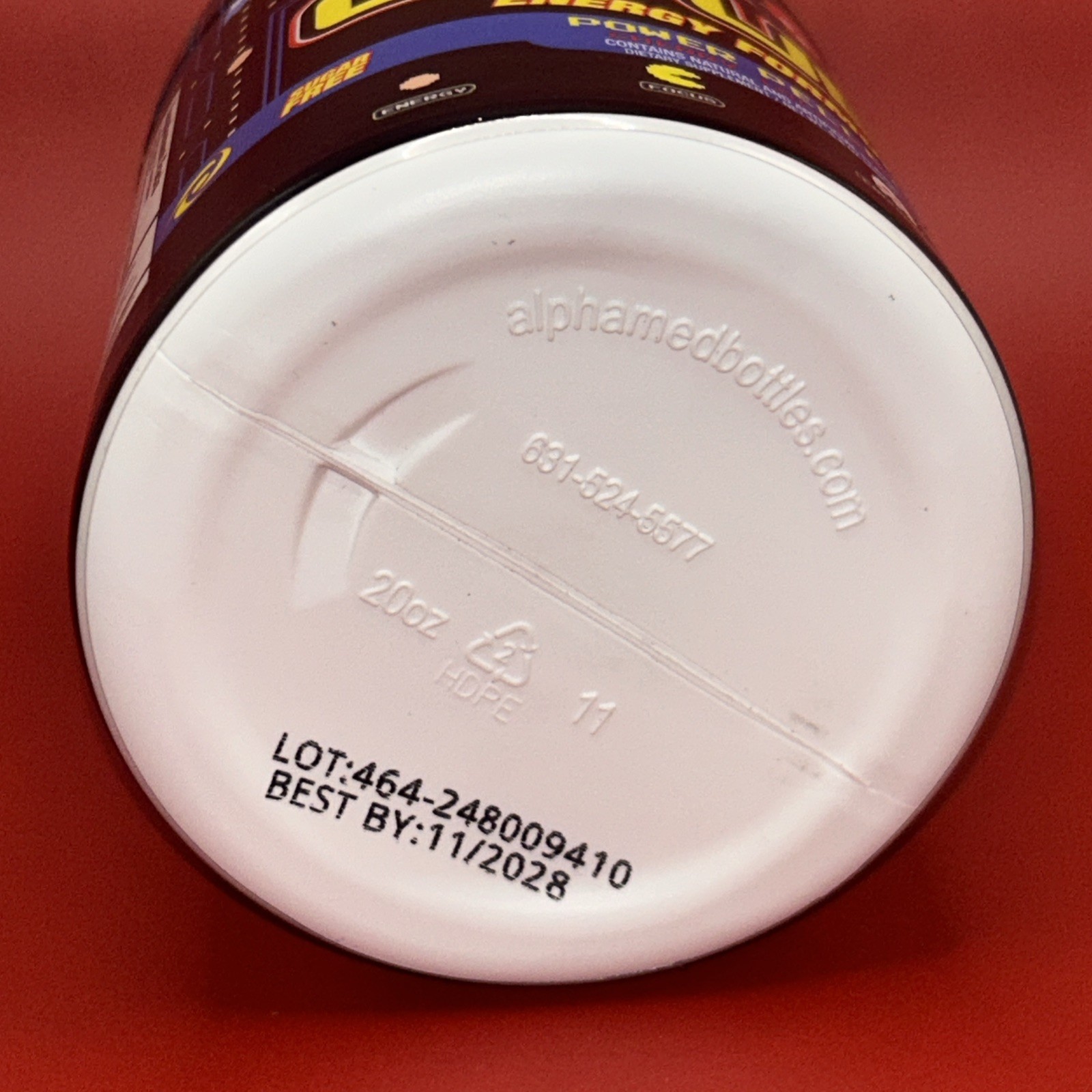 G FUEL Pac-Man Power Pellet Energy Tub (Cherry Lollipop) 40 Servings - Exp. 2028