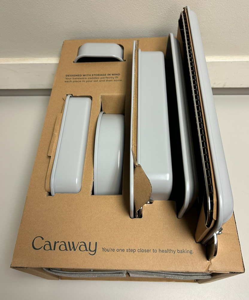 Caraway 11-piece Ceramic-Coated Bakeware Set, Gray