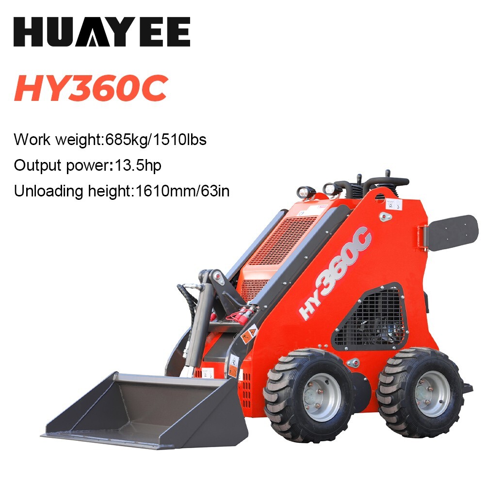 HUAYEE FREE SHIPPING New Mini Skid Steer Loader 13.5hp B&S Gas EPA Engine