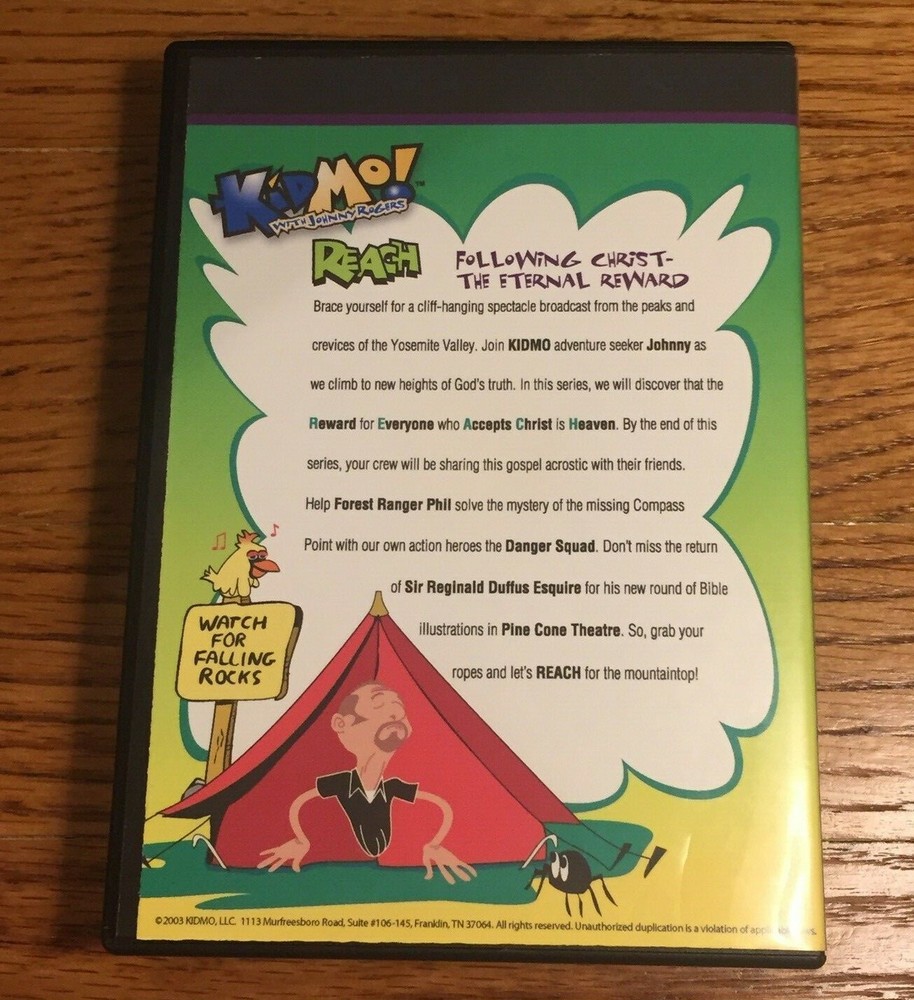 KidMo With Johnny Rogers Reach 5 Week Complete Program Pack Print Materials DVDs