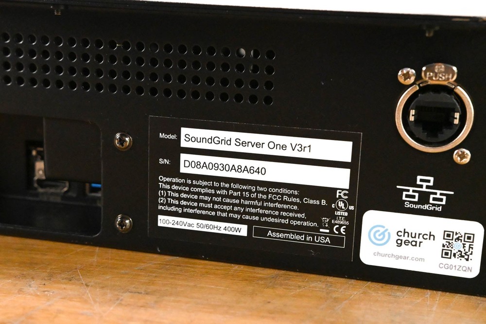 Waves SoundGrid Server One V3r1 CG01ZQN