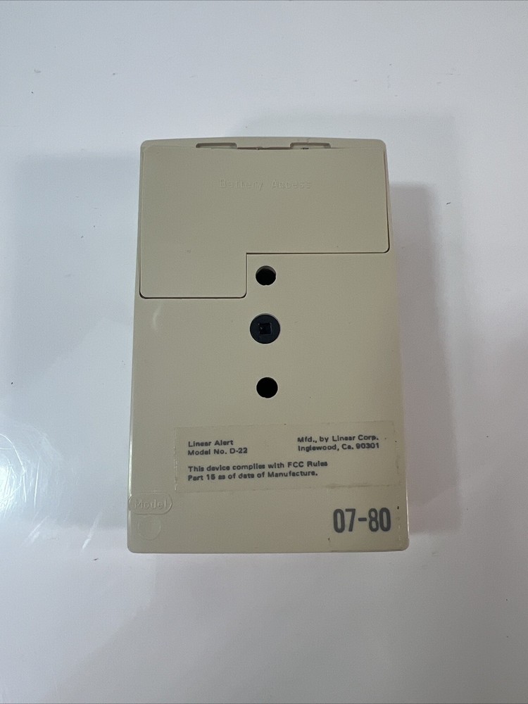 Linear Alert Digital Security Transmitter D-22 Panic Button