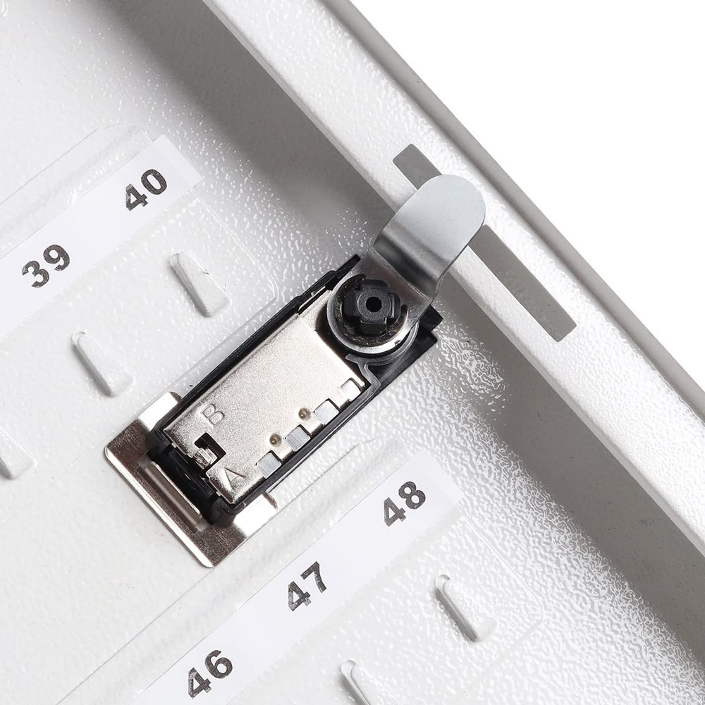 Secure Key Box with Combination Lock, Key Cabinet Wall Mount Lock Box with 48...