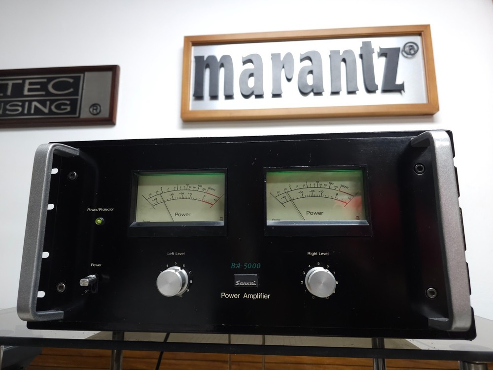 Sansui BA-5000 Stereo Power Amplifier Serviced Operational