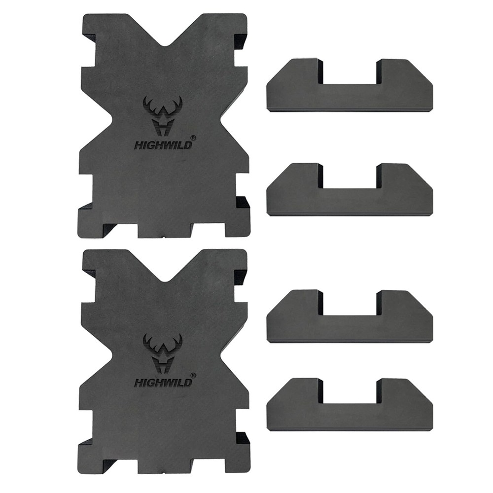 Highwild Shooting Foam Rest X-Block Bench with Base - 2 Pack 2