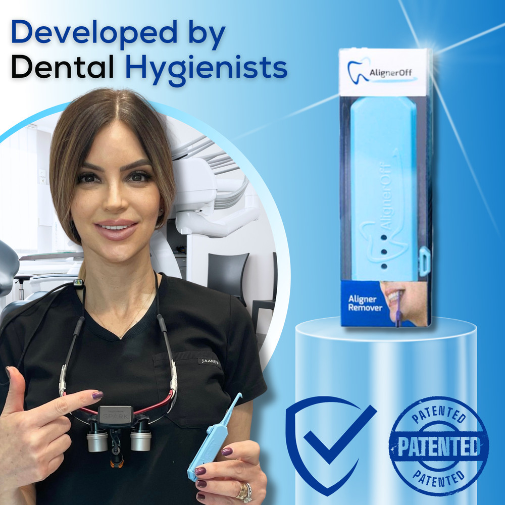 Clear Aligner & Retainer Remover Tool Compact Retractable for Invisalign Braces