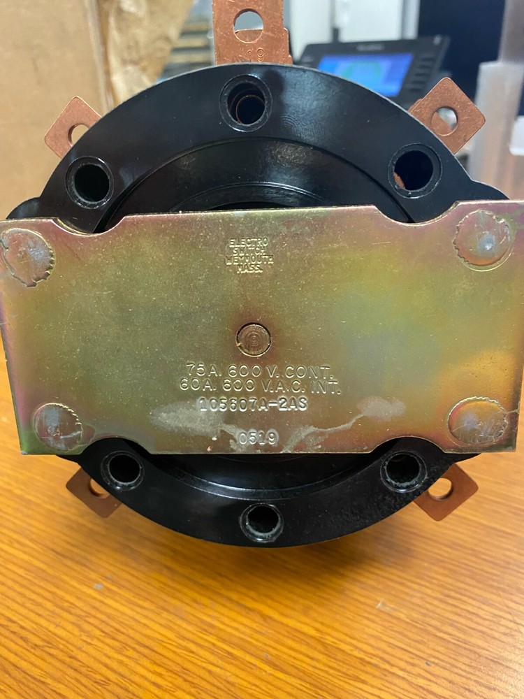 👀 NEW ELECTROSWITCH 2 POSITION MAINTAINED ROTARY SWITCH 75 AMP 600V 105607A-2AS