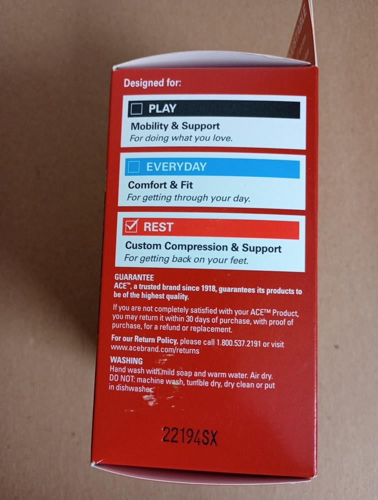 ACE Arm Sling One Size ADUSTABLE U12C