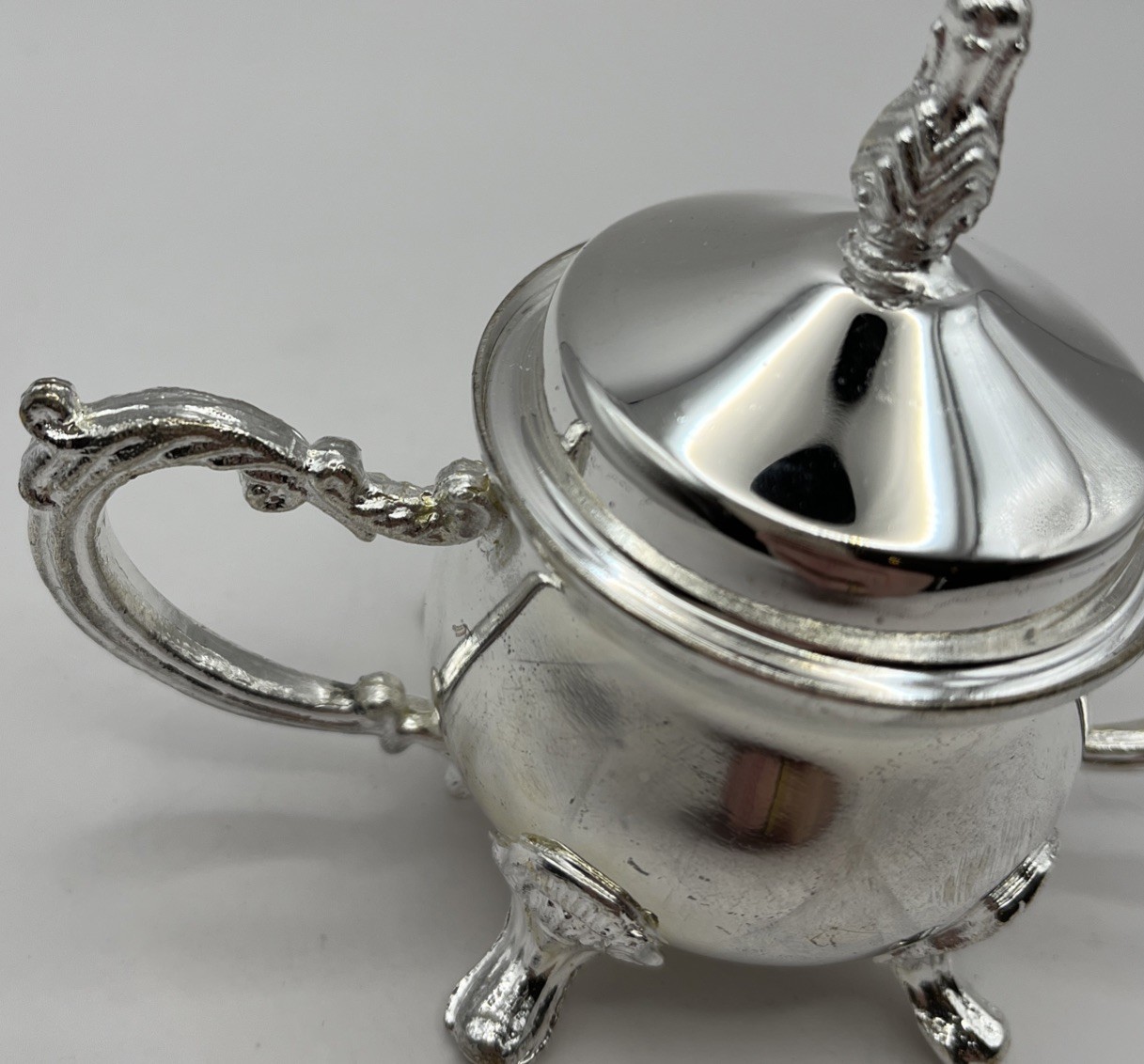 Vtg Godinger Silver Art Co. Silver Plated 4 Pc. Miniature Coffee Set