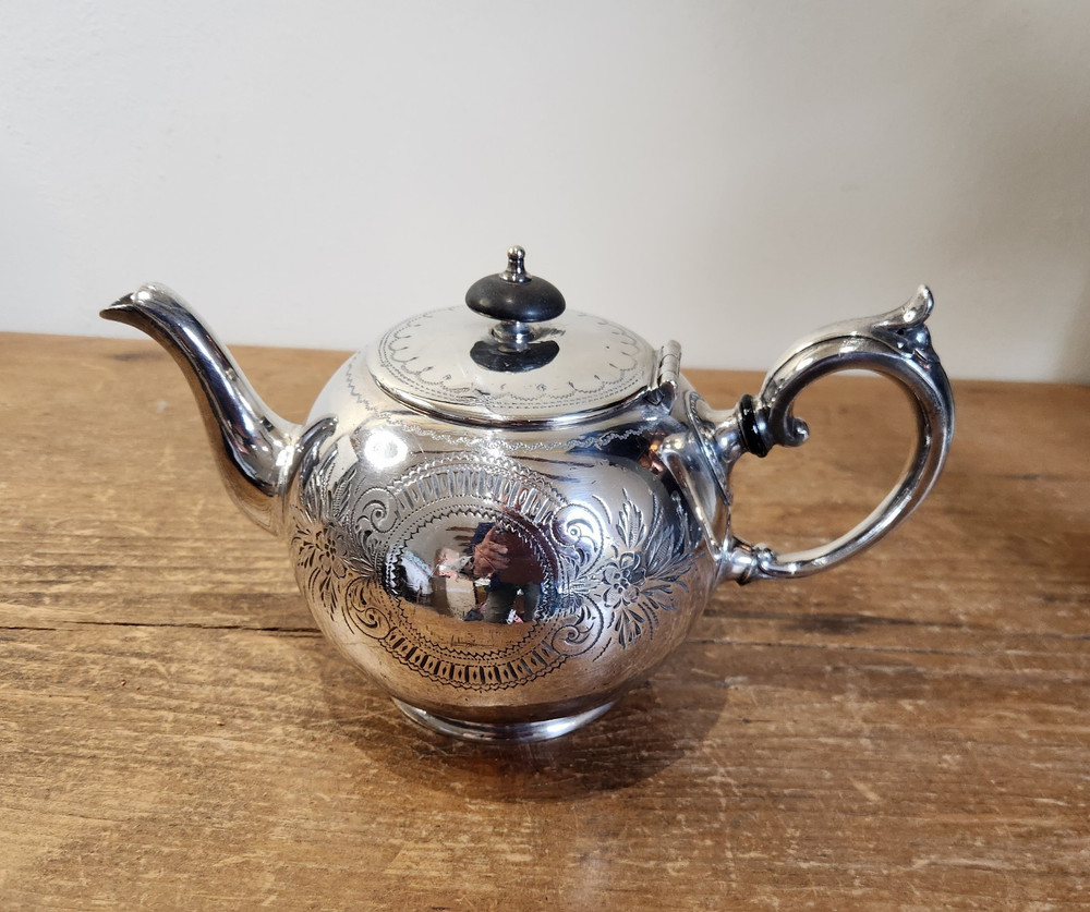 Antique EPBM Silver Plated Approx 2 Pint Teapot