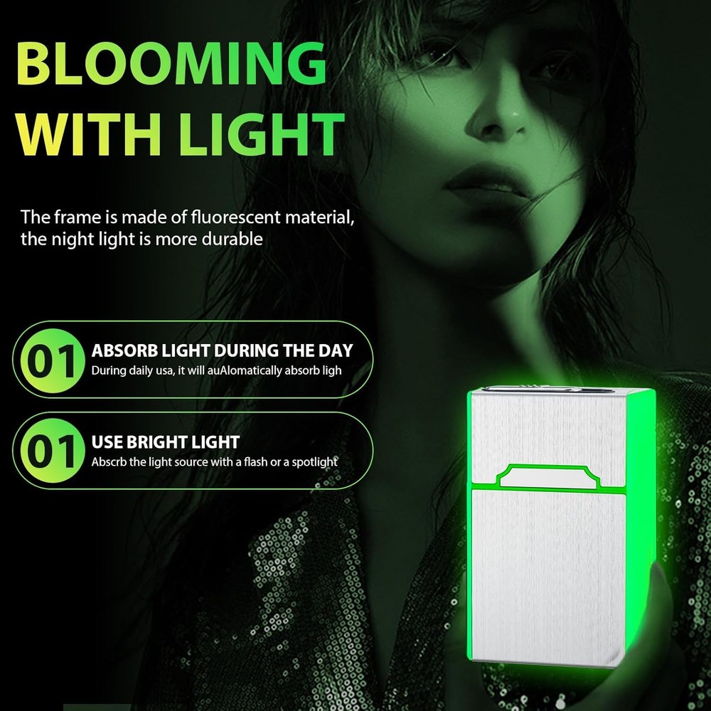 Module Box with Electric Lighter, USB Rechargeable for Whole BLACK