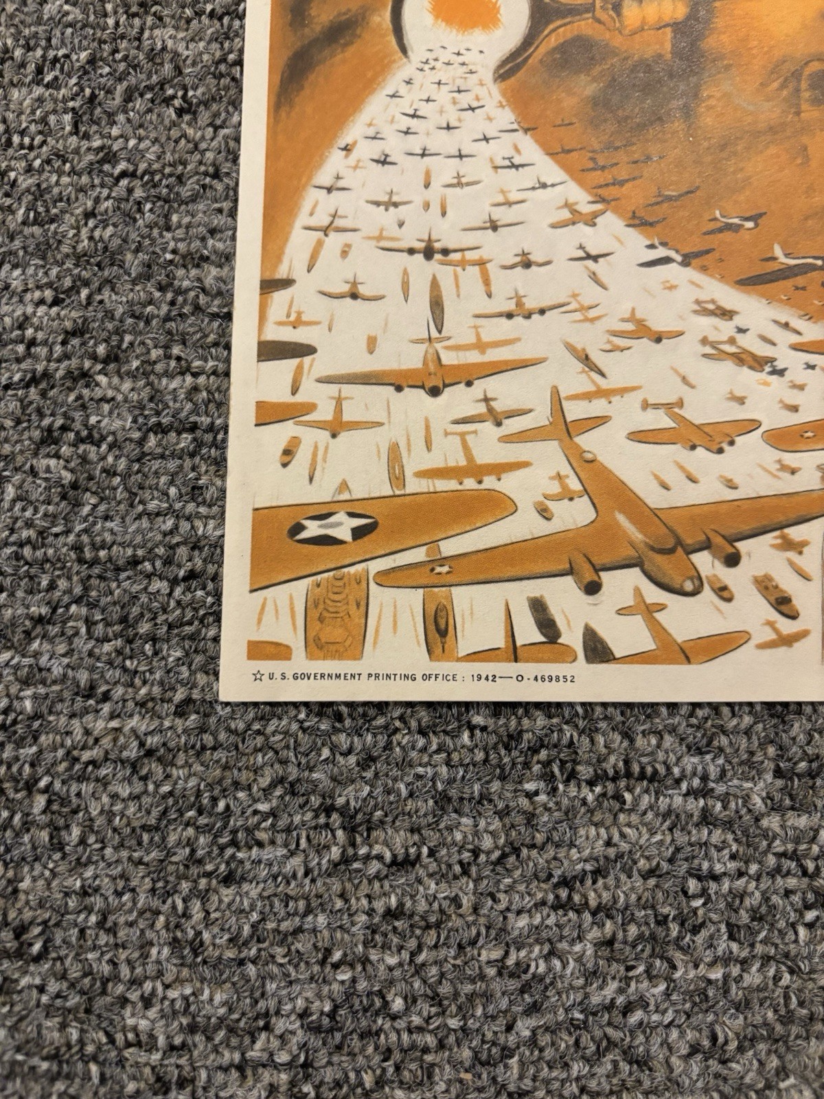 Original WWII Production Factory Poster Pour It On!