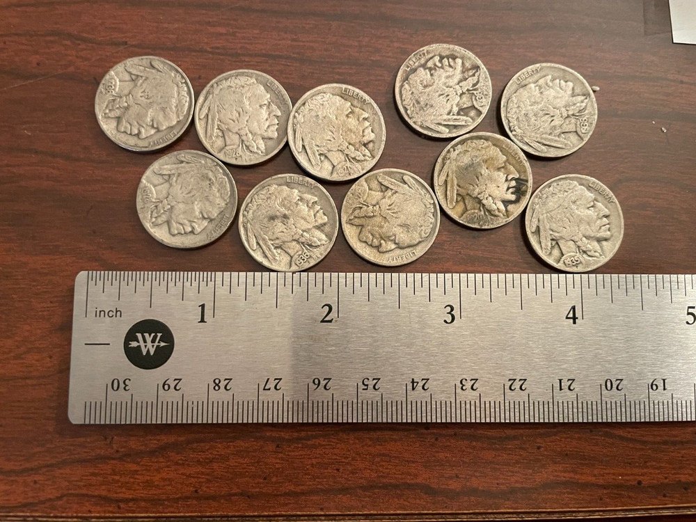 US Coins 5cents 10pcs