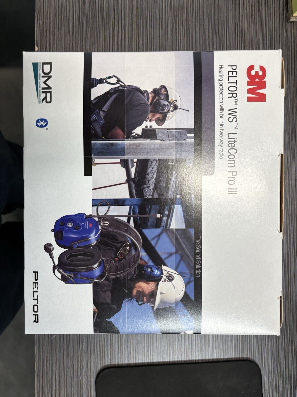 7100099586 3M PELTOR™ WS™ LiteCom PRO III MT73H7P3E4D10NA Hard Hat Headset