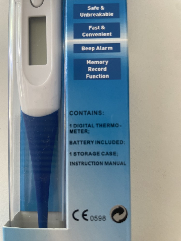 Zallk digital thermometer with storage case