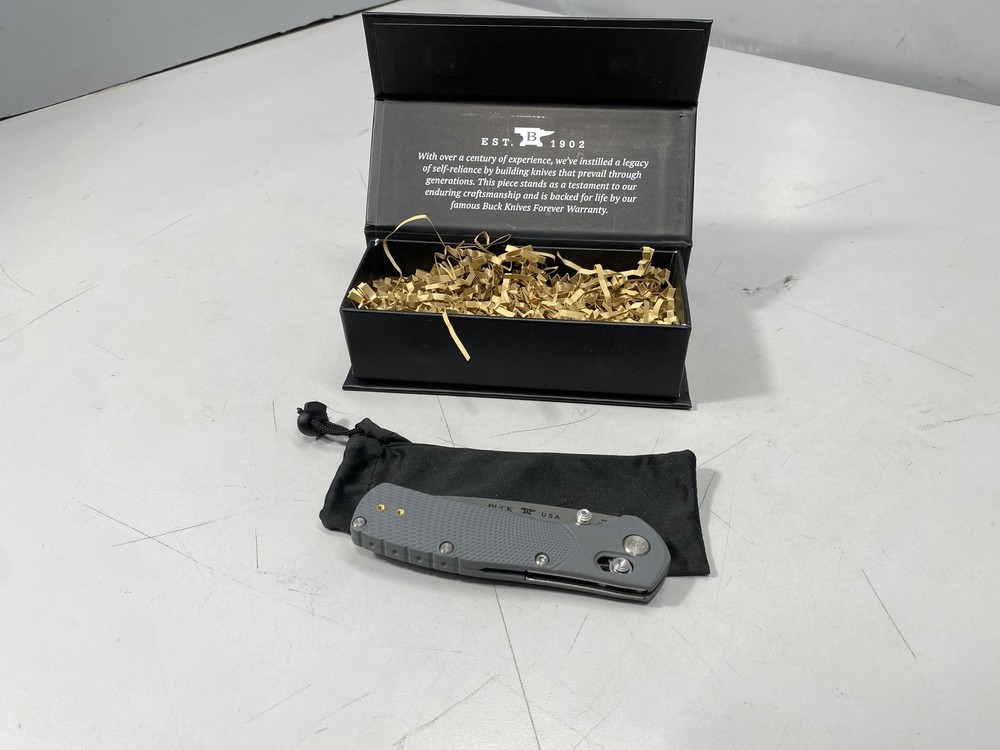 BUCK KNIVES 791 Range Pocket Knife - Gray