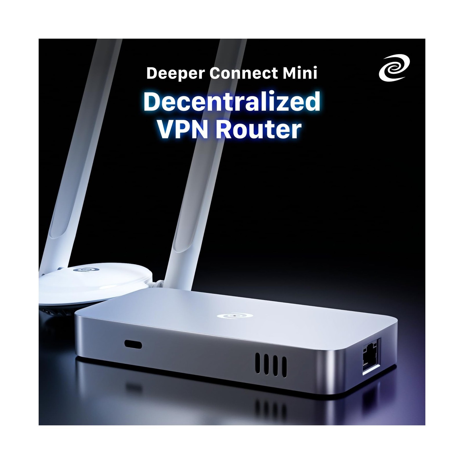 Deeper Connect Mini Decentralized VPN Router Lifetime Free for Travel Home En...