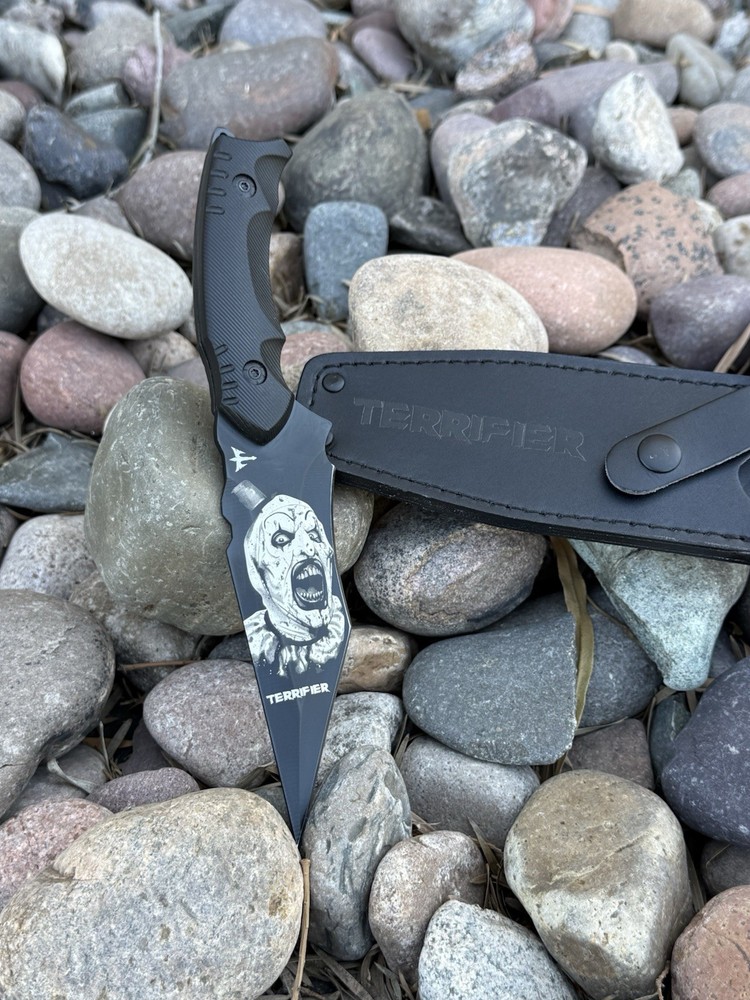 Custom Laser Engraved Terrifier Blade And Sheath
