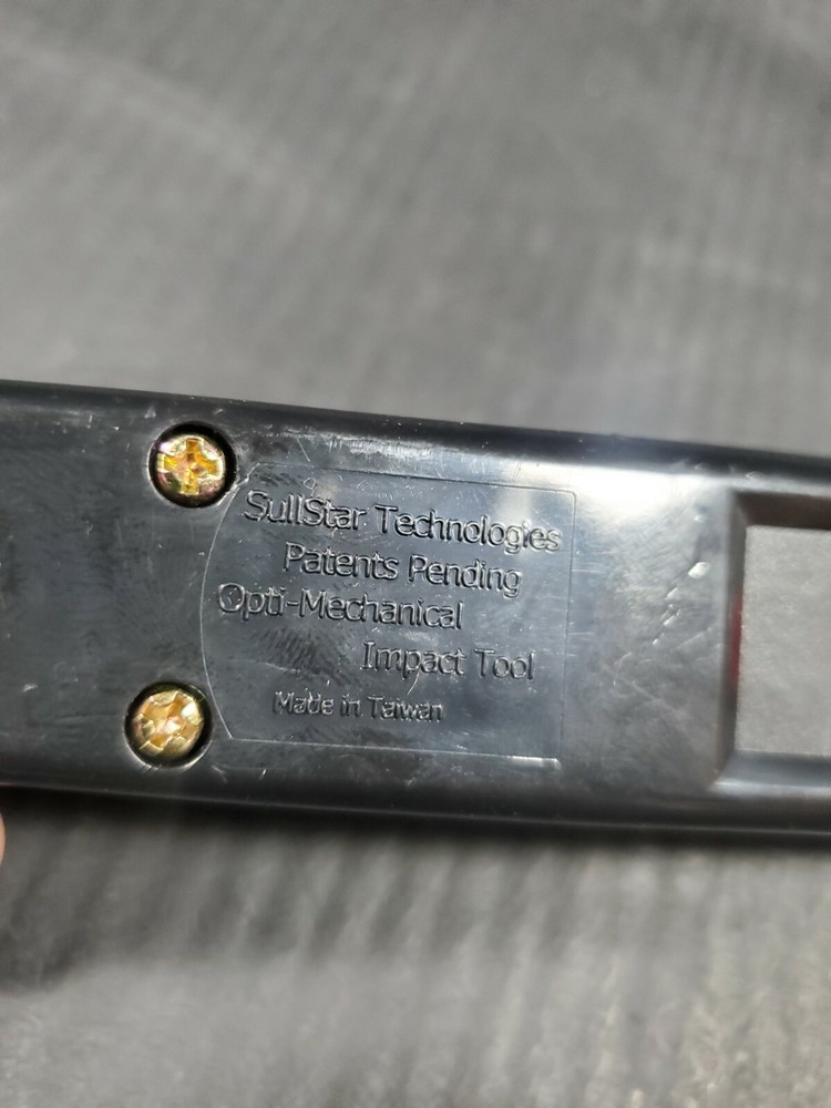 SULLSTAR OPTI-MECHANICAL Impact Tool, Wire Impact and Punchdown Tool