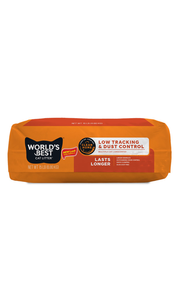 Low Tracking & Dust Control Unscented Cat Litter | Flus