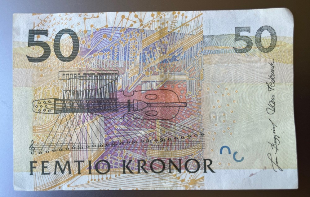 Sweden banknote 50 kronor, circulated