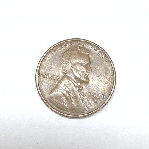 1936d Lincoln Wheat Cent