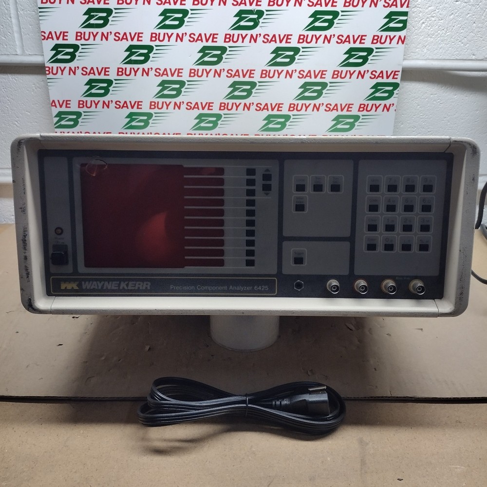 Wayne Kerr 6425 Precision Component Analyzer w/ Power Cord - See Display - USED